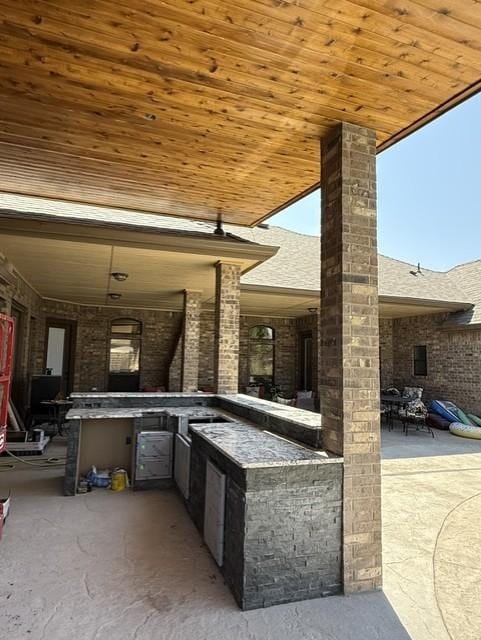 Modern kitchen remodel finished interior